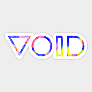 VOID Sticker